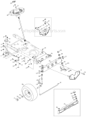 Page H Diagram and Parts List for 13AC762F000  Yard Machines Lawn Tractor